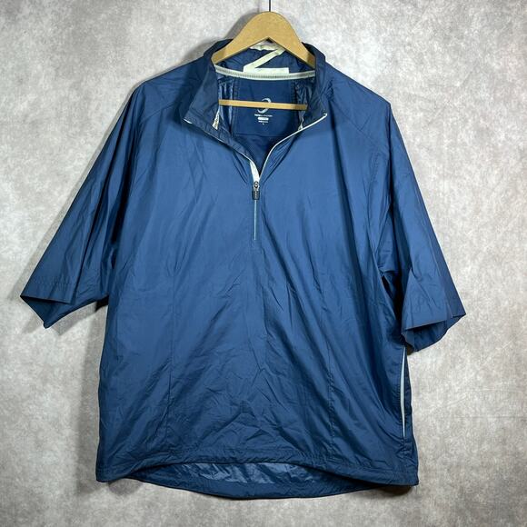 Zero Restriction Tour Series Windbreaker Jacket Mens‎ Large Half Zip Pullover - Picture 1 of 10